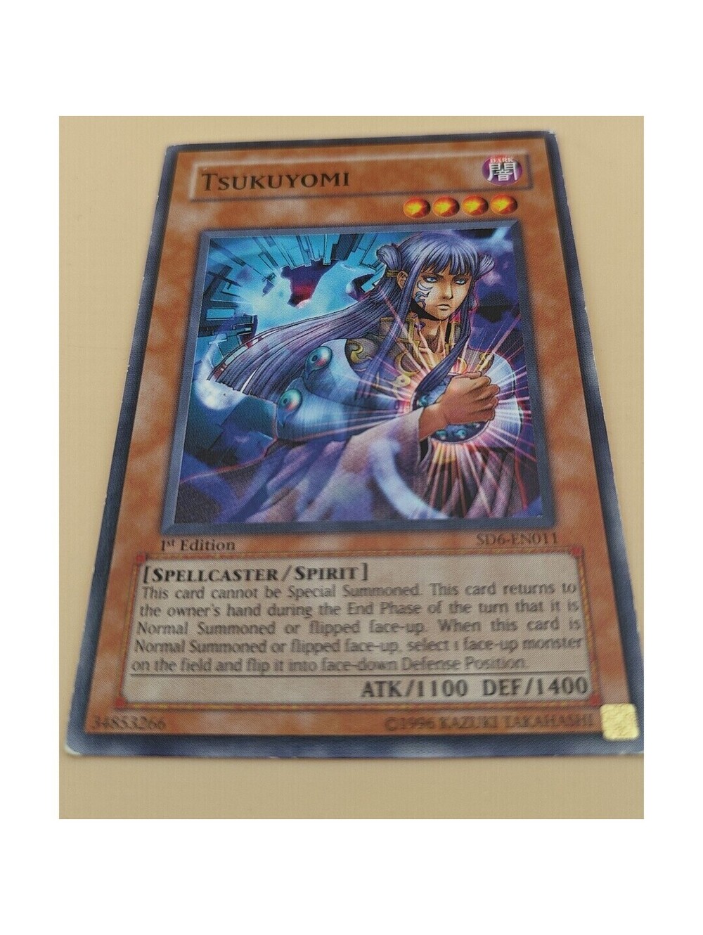 Yu-Gi-Oh! Tsukuyomi SD6-EN011 Spellcaster's Judgment Common Lightly Played